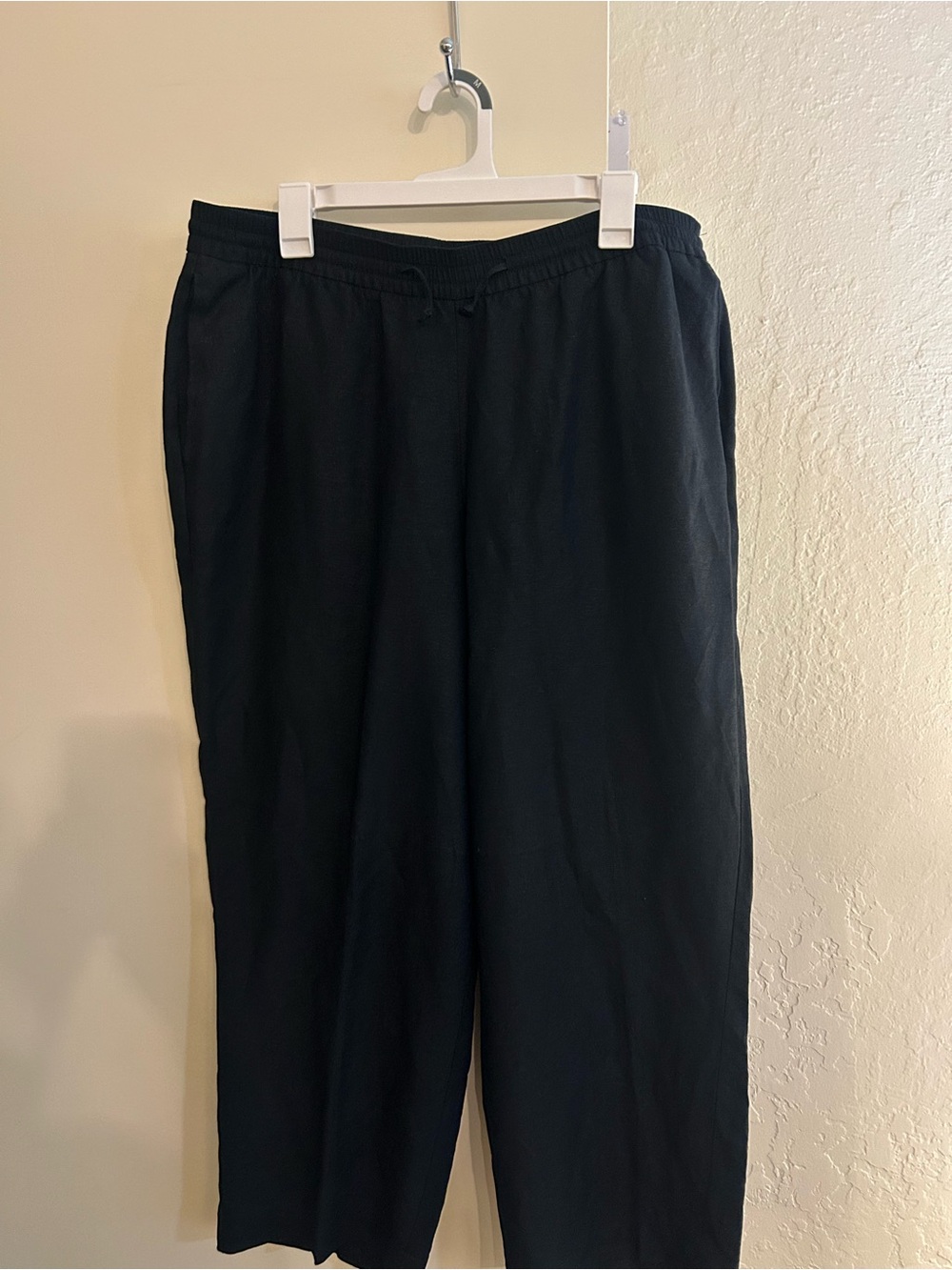 💚5 for $25💚Ava & Viv Black Drawstring linen blend Pants